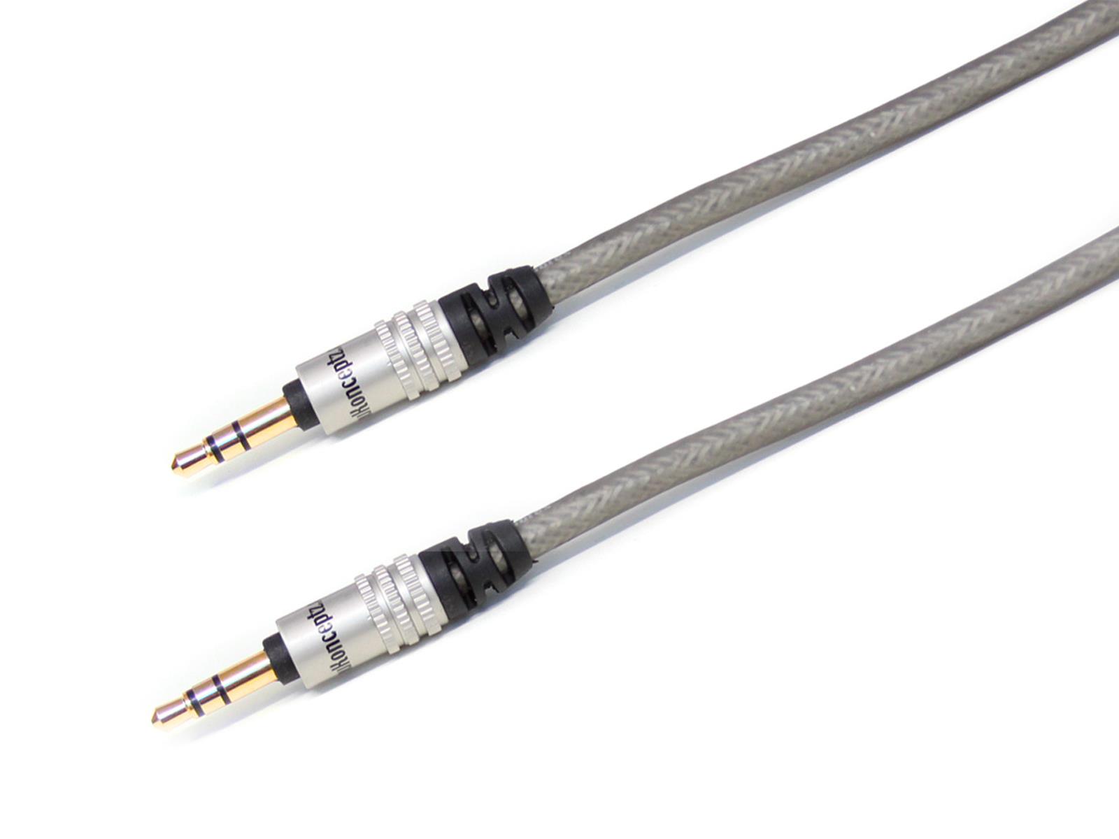 KnuKonceptz Krystal Kable MP3/iPod 3.5MM Stereo Aux Headphone Cable 5M