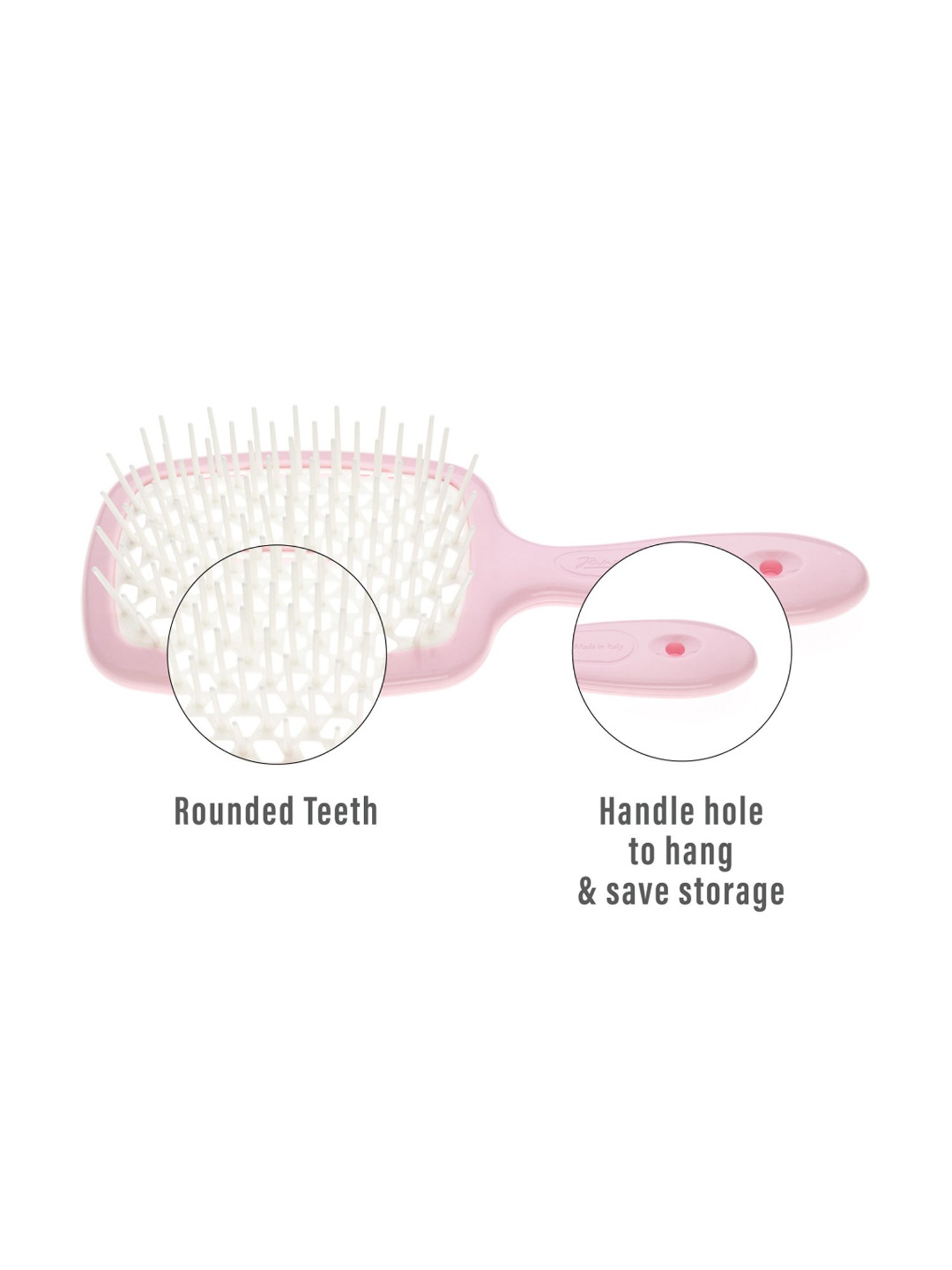 Janeke 1830 Professional Pastel Pink Hair Brush