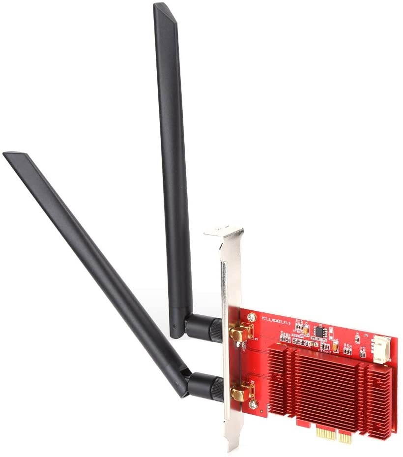 Nannday Network Card, NGFF to PCI?E Stable Durable Desktop Riser Card M.2 Laptop for Computer
