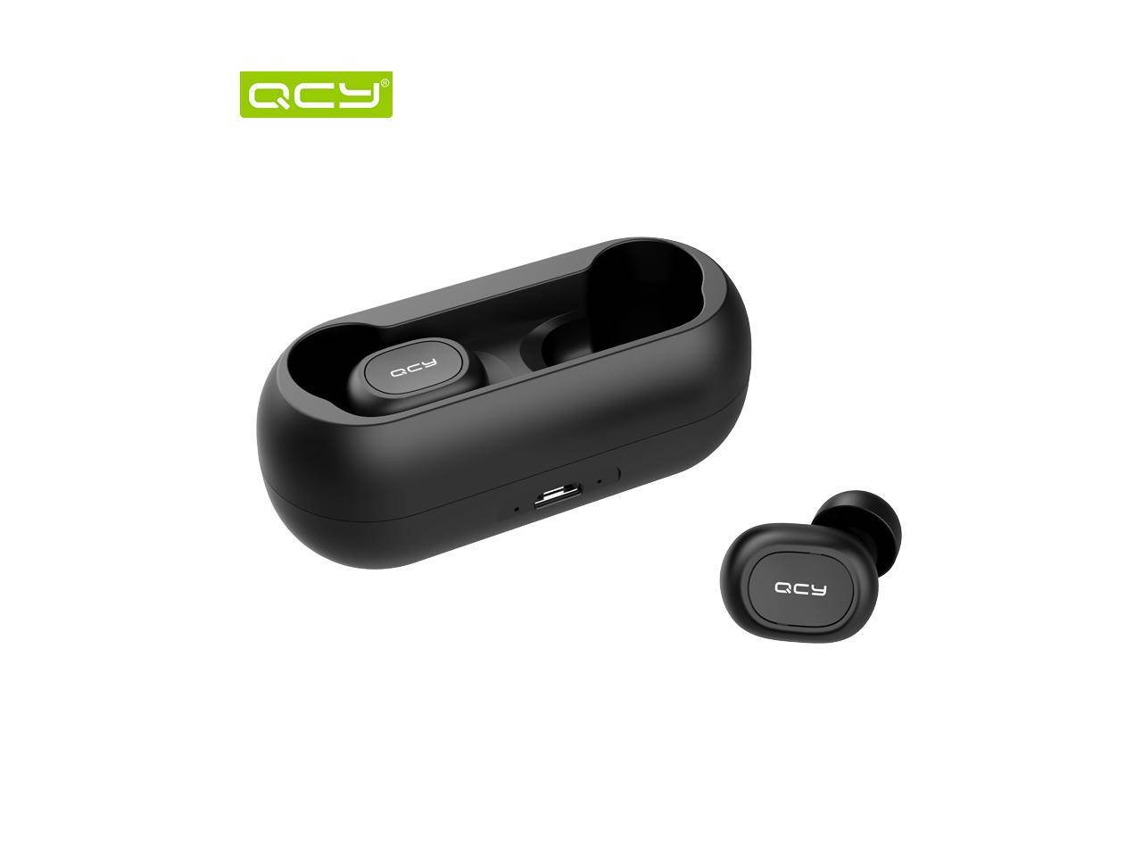 QCY T1C Bluetooth V5.0 3D Stereo Sports Wireless Headset Headset With Dual Microphones White