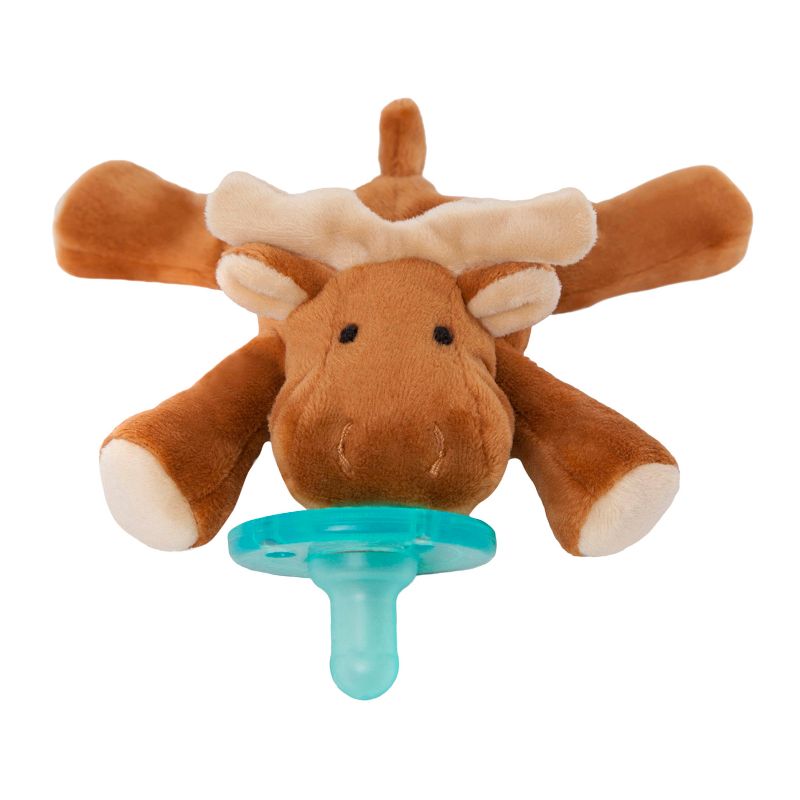 WubbaNub Moose Pacifier - Brown