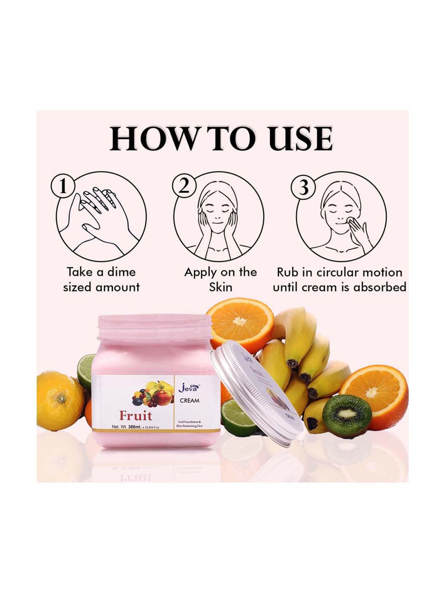 Fruit Total Nourishment & Ultra Moisturizing Cream - 380 ml