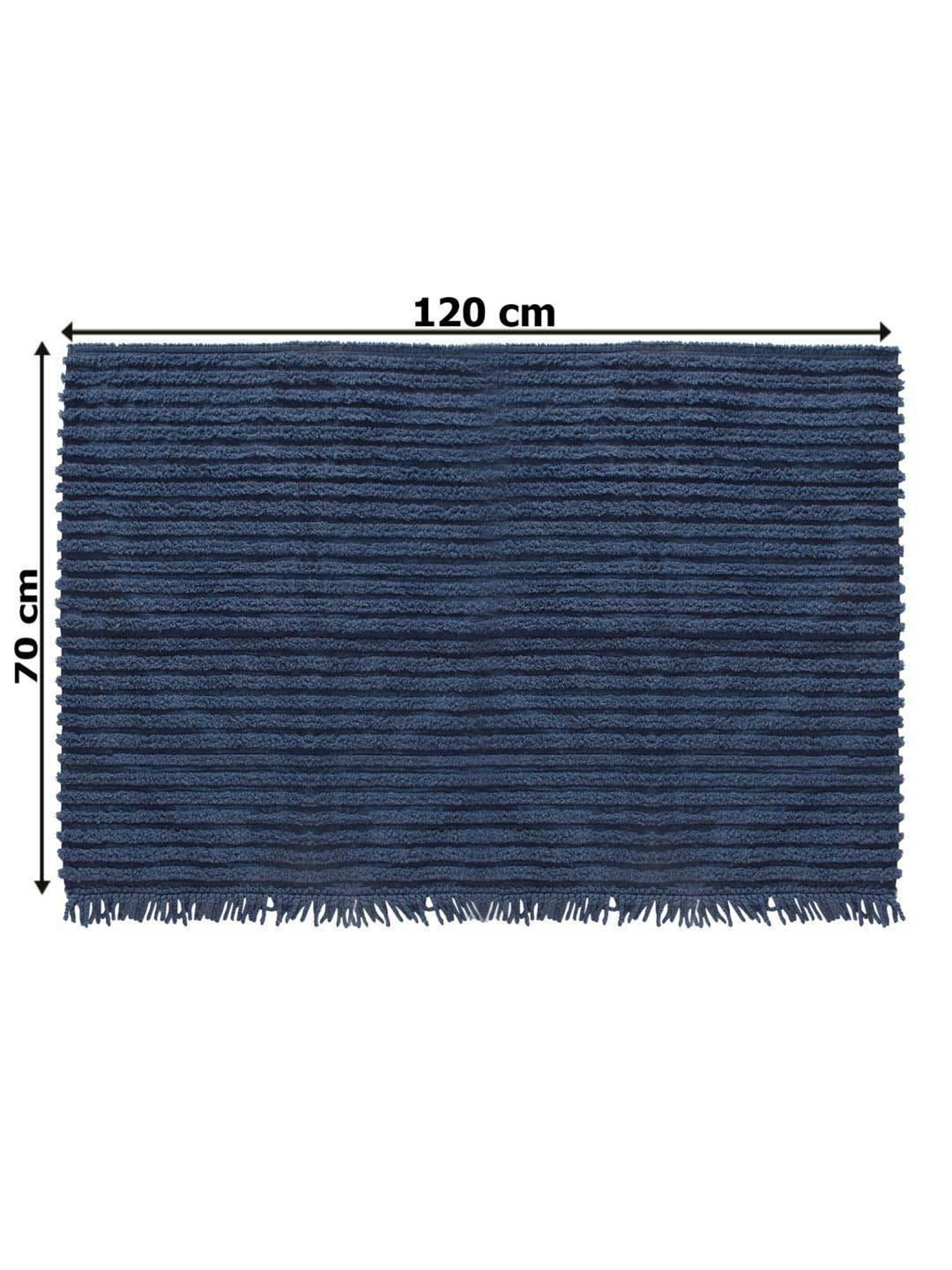 Saral Home Easy Living Blue Microfiber Axis Sofa Cover Set