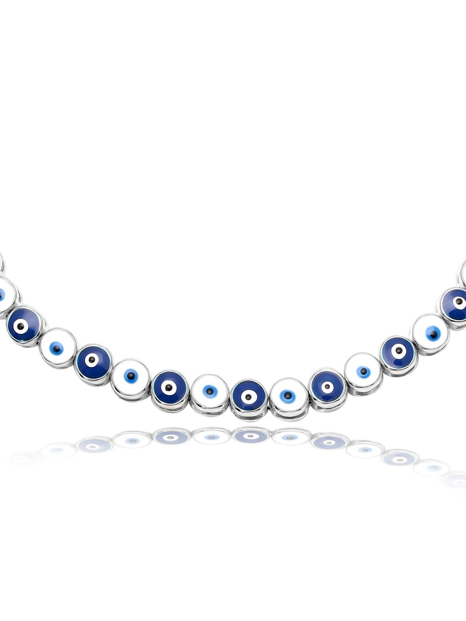 Curio Cottage 925 Silver Tranquil Eyelet Bracelet