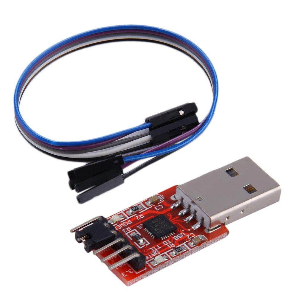 USB to TTL UART 6PIN Module Serial Converter CP2102 STC PRGMR Free cable