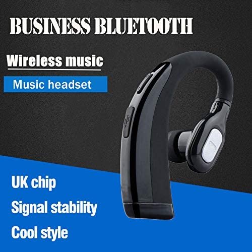 Q9 Bluetooth Headset,Hands-Free Bluetooth Earpiece Headphones for Cell Phones, Noise Cancelling Wireless Earpieces w/Mic for Business/Driving/Office, Compatible with iPhone/Samsung/Android
