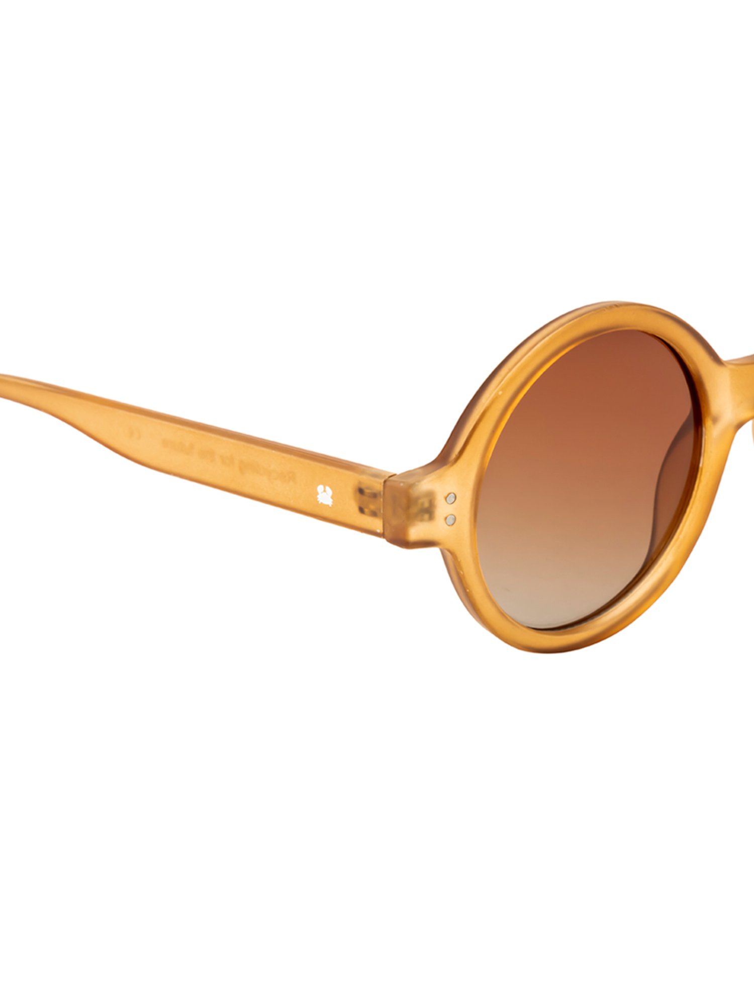 Oceanides Red Round Unisex Sunglasses