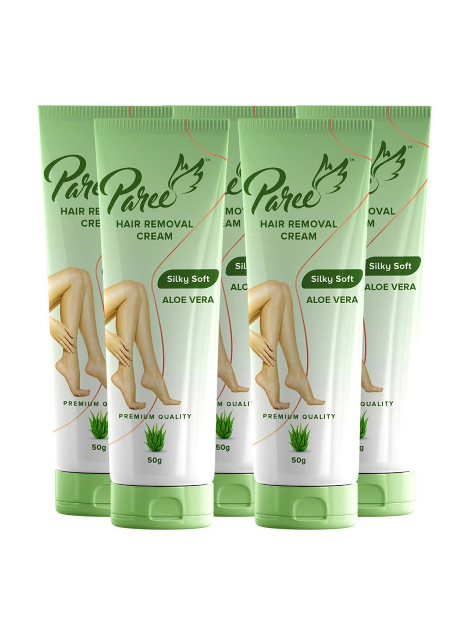 Paree Hair Removal Cream for Women - 50 gm (Pack of 5)