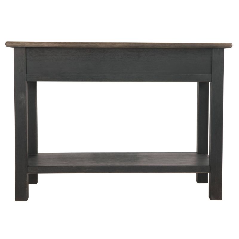 Tyler Creek Sofa/Console Table Grayish Brown/Black - Signature Design by Ashley