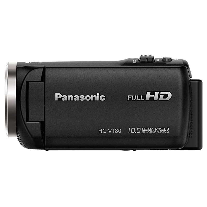 Full HD Video Camera Camcorder HCV180K 50X Optical Zoom 158Inch BSI Sensor Touch Enabled 27Inch LCD Display Black