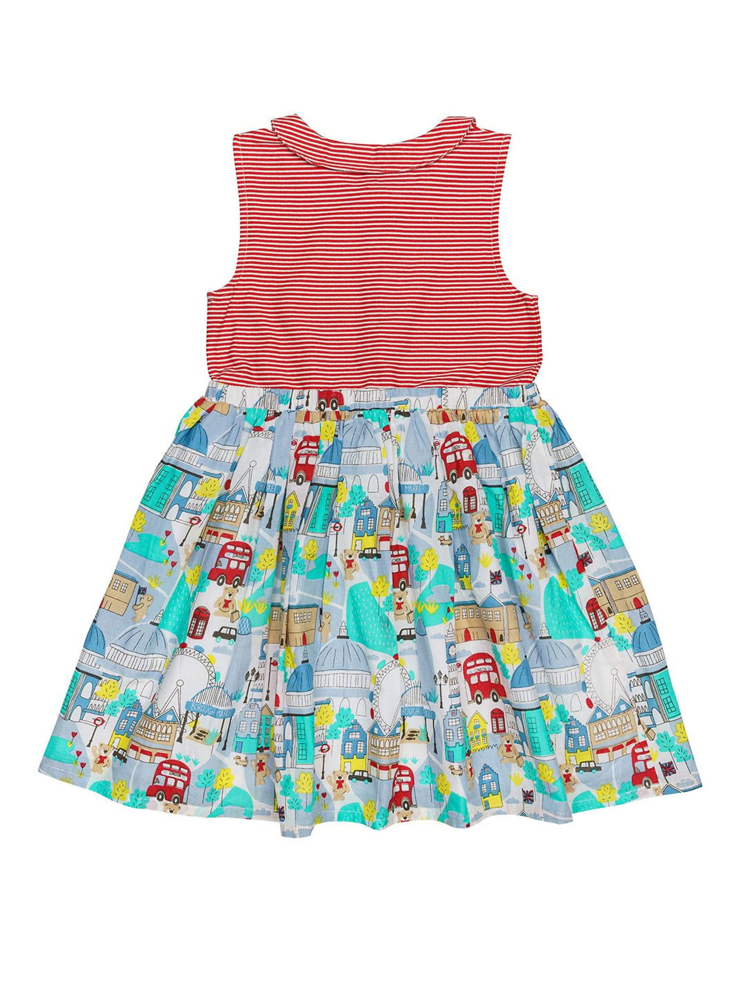 H by Hamleys Girls Multicolor Printed Fit with Flare Dress