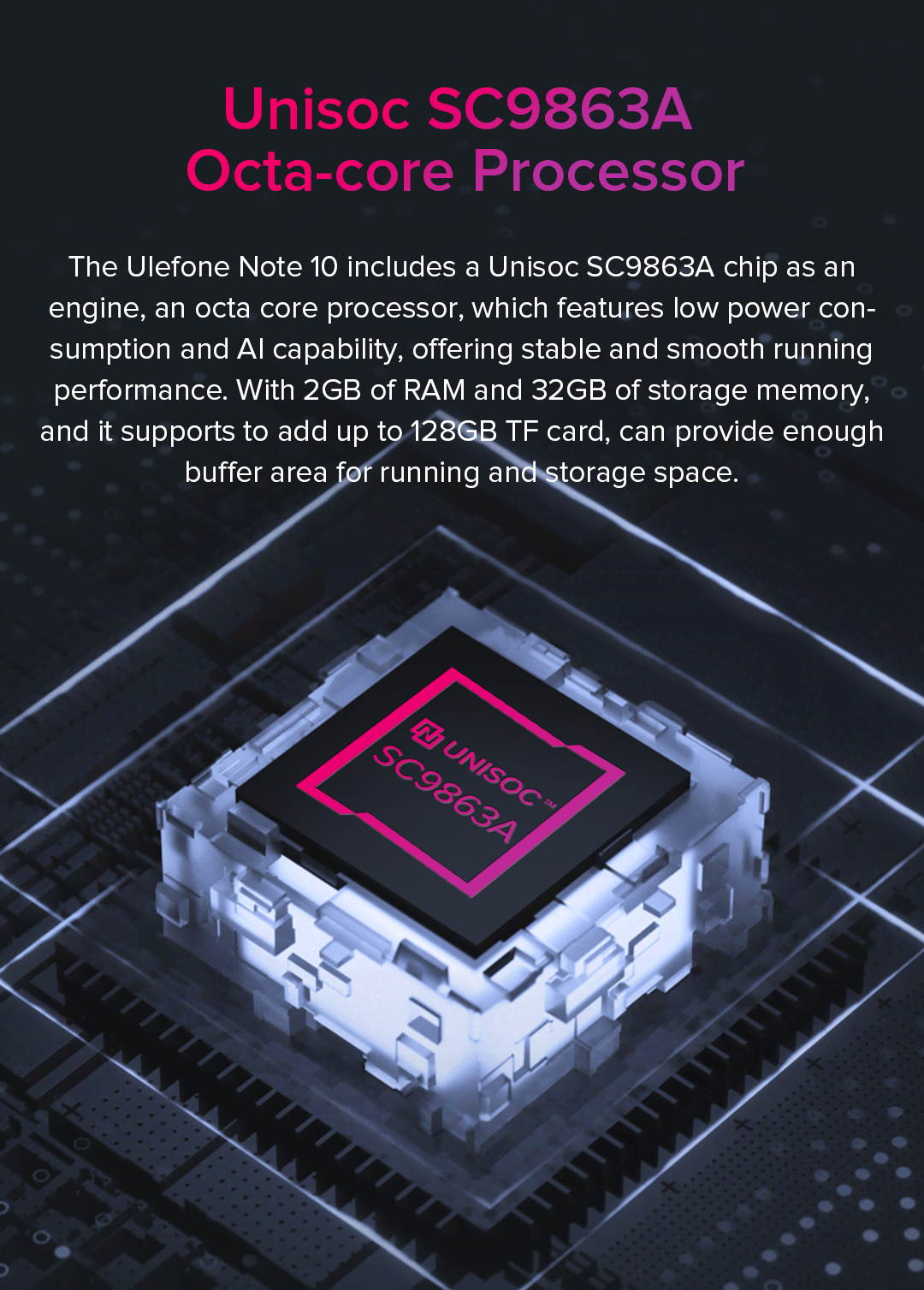 Ulefone Note 10 Unlocked Phones, Android 11 2GB + 32GB ROM, 8MP Four Rear Camera + 8MP Front Camera, 6.52" HD+ Screen 5500mAh Big Battery Dual 4G Unlocked Smartphone