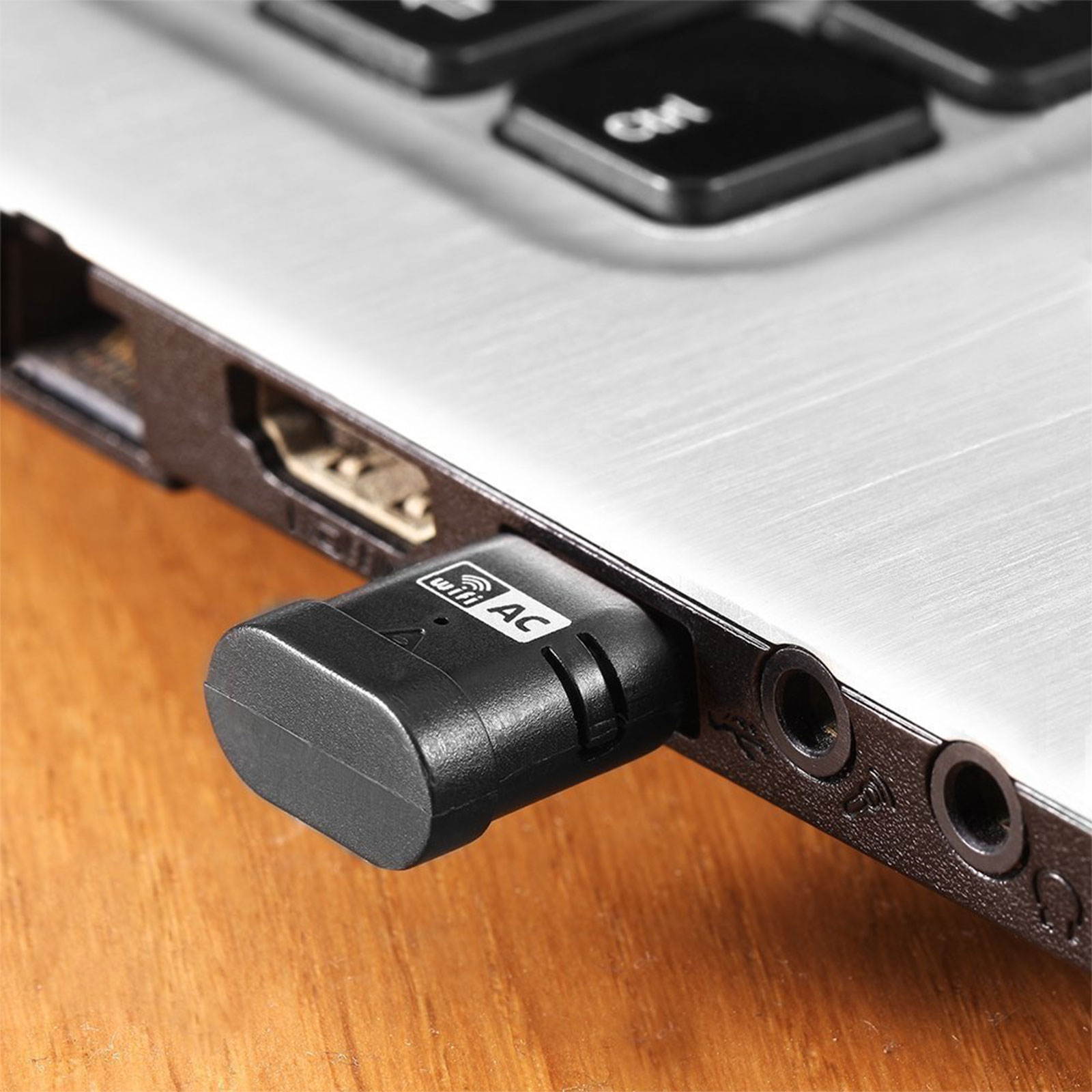 USB WiFi Adapter - Dual Band 2.4G/5G Mini Wi-fi AC Wireless Network Card Dongle for Desktop Laptop PC Support Windows XP Vista/7/8/8.1/10 (USB WiFi 600Mbps)