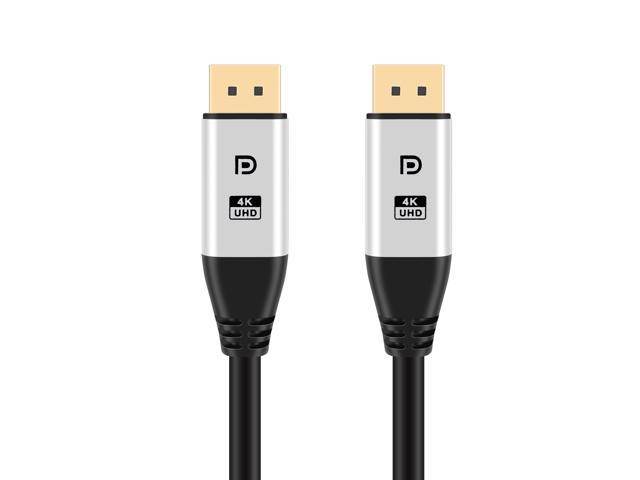 DisplayPort Cable 10ft(3m) DP Cable- [4K@60Hz] Display Port Cable High Speed DisplayPort to DisplayPort Cable for PC, Laptop, TV etc - (DP to DP Cable) Black (10Ft)