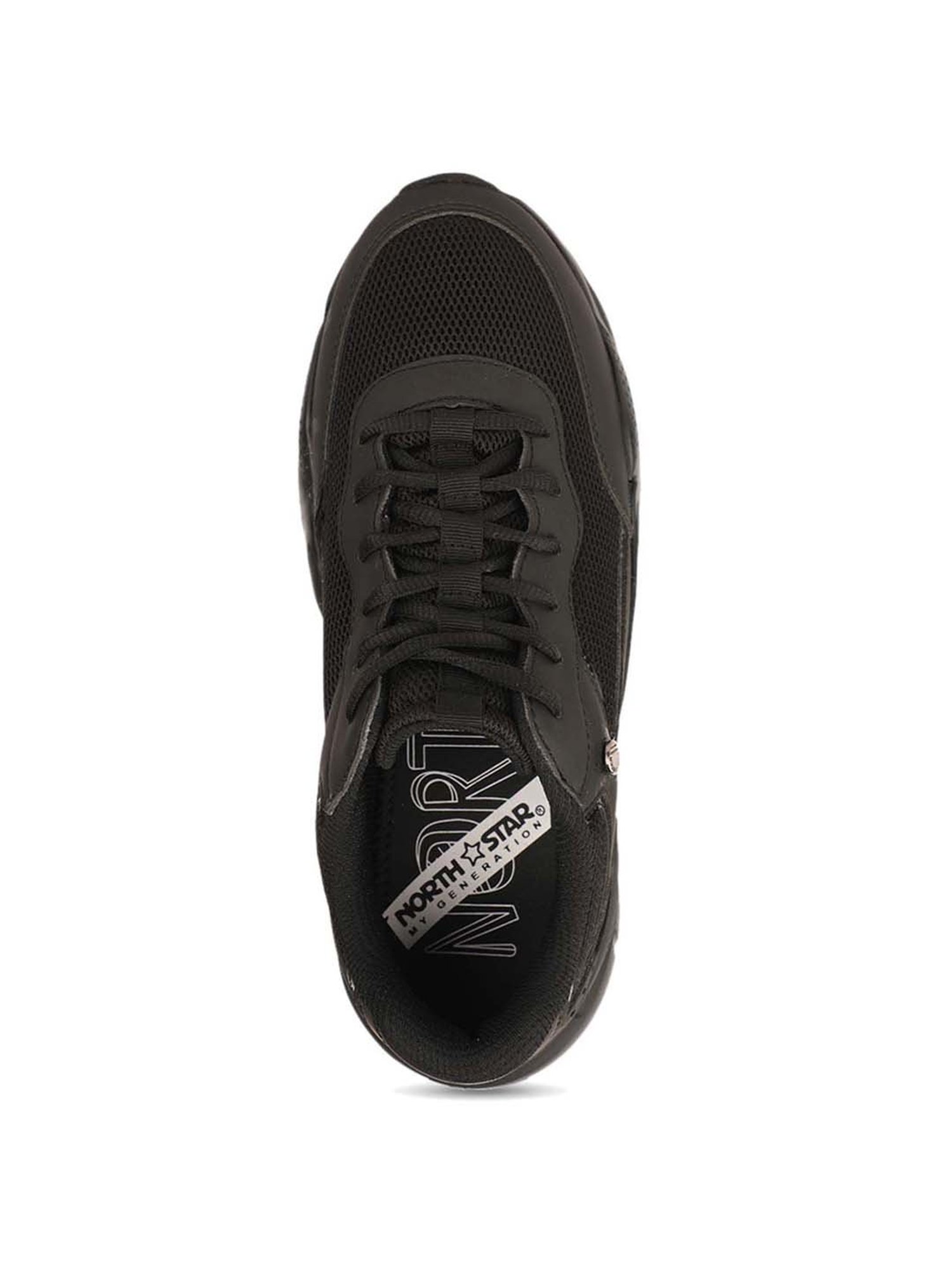 North Star by Bata Men's Black Casual Shoes