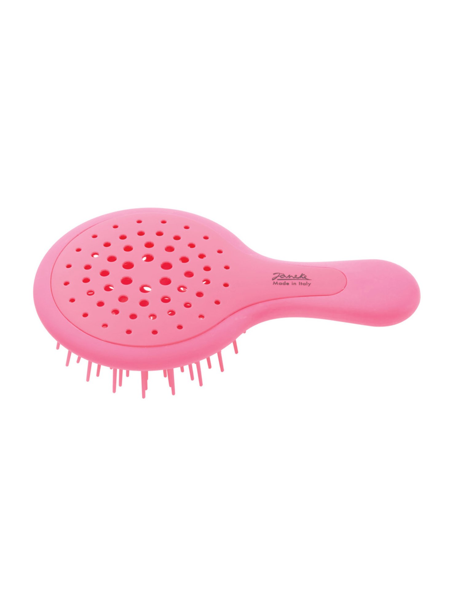 Janeke 1830 Professional Fluo Fuchsia Silicone Bag Hair Brush