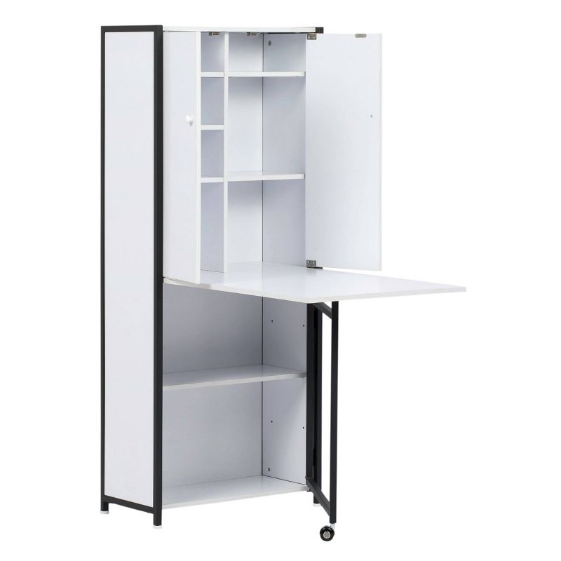 Craft Armoire Charcoal/White - Sew Ready