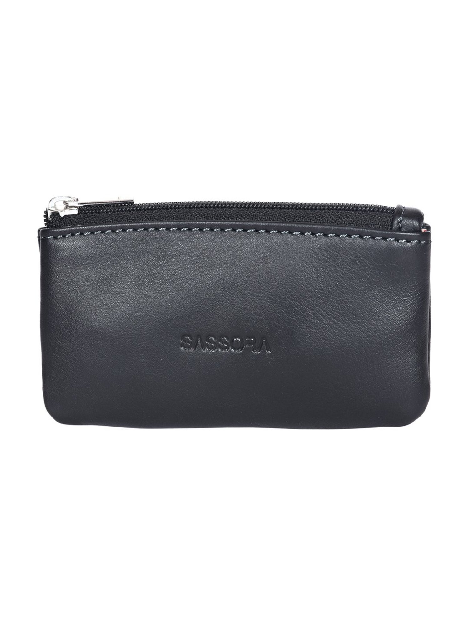 SASSORA Pablo Black Small Leather Key Case