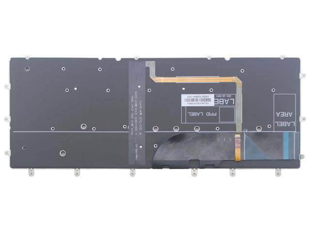 Laptop replacement backlit keyboard for Dell DPN:0DKDXH DKDXH NSK-LS0BW 01 US layout black color