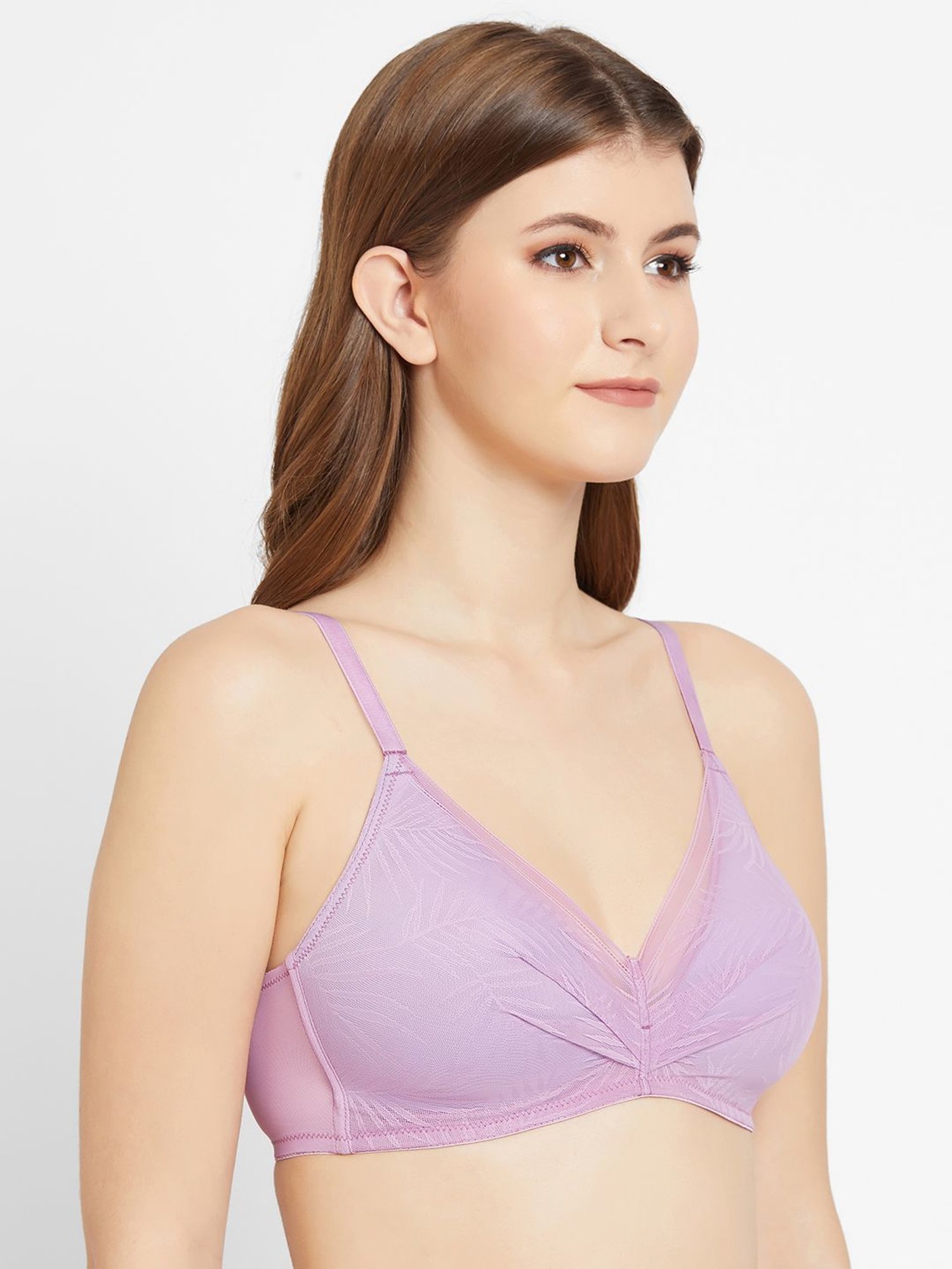 Wacoal Purple Under Wired Padded Plunge Bra