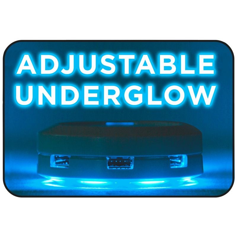 Limitless Innovations ChargeHub X7-7-Port USB Charger 2.4A per Port/44W for iPhone 7/6s/Plus, Samsung Galaxy S8/S7 & More - White