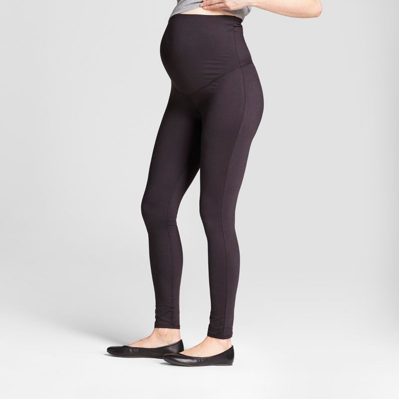 Maternity Overbelly Panel Leggings - Isabel Maternity by Ingrid & Isabel™ Black M