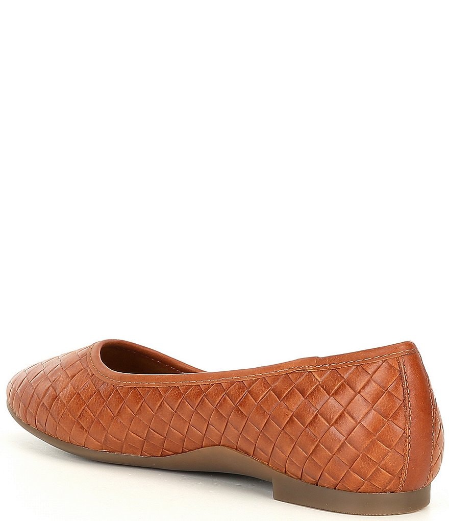 Jack Rogers Blair Pointed Toe Bow Leather Flats