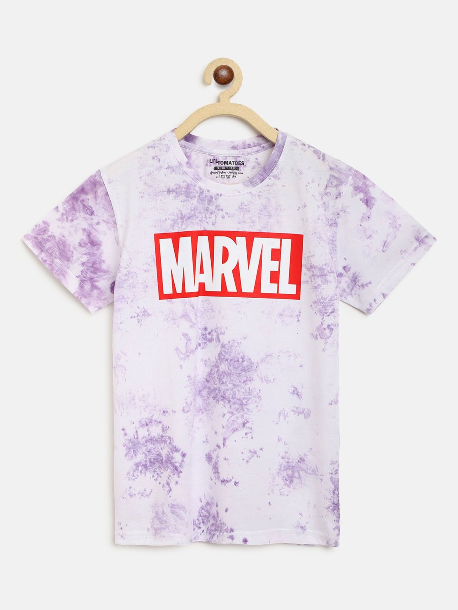 Li'l Tomatoes Kids Purple Printed T-Shirt