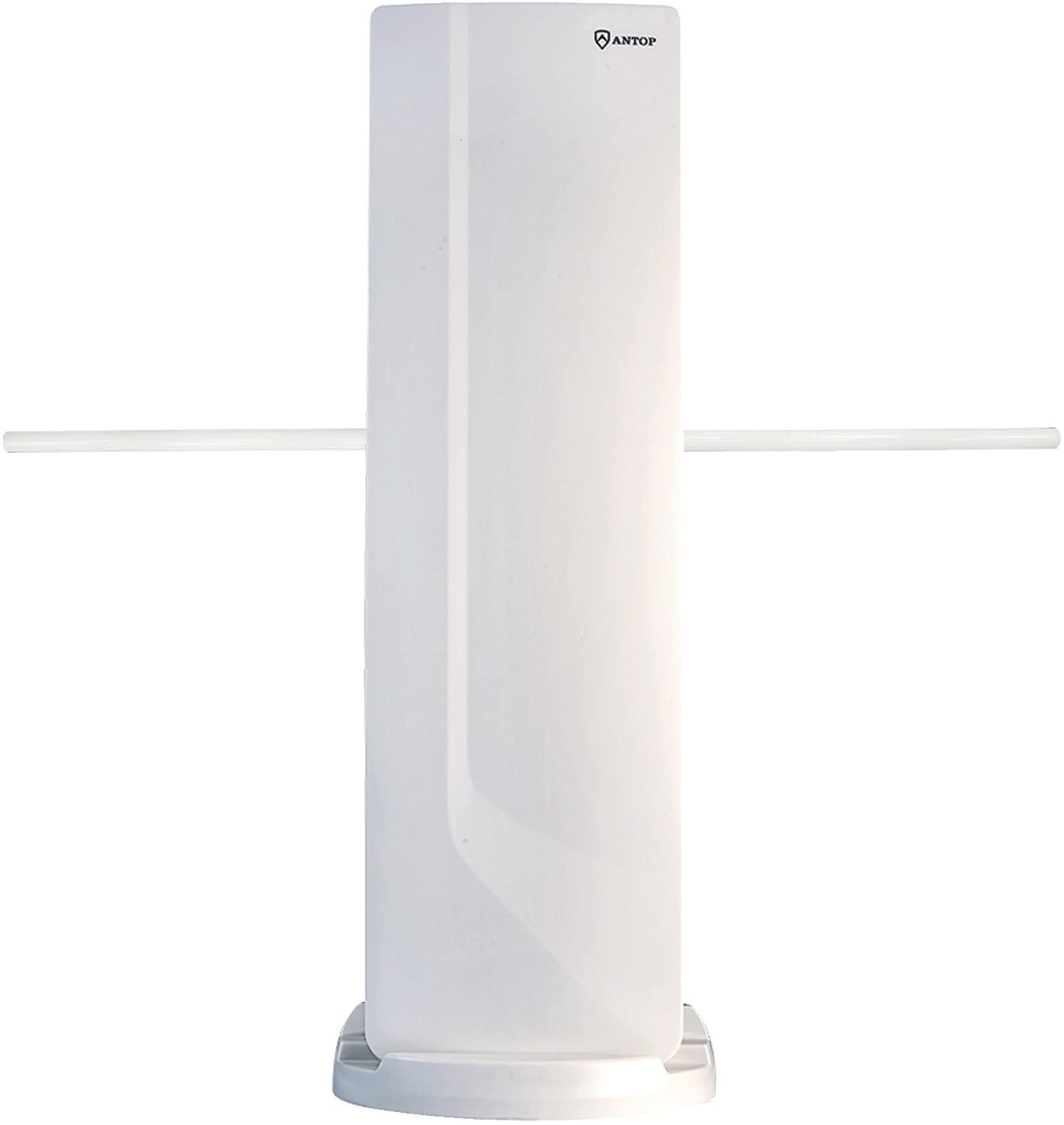 ANTOP Flat Panel HDTV Antenna, Outdoor Big Boy Smartpass Amplified, White