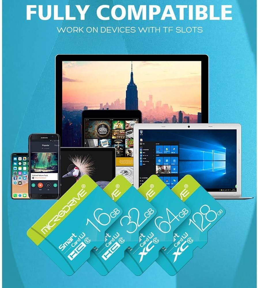 YSM Micro Sd Card 16GB Micro SD Card 32GB 64GB 128GB Mini SD Card Class 10 Flash Memory Card 4GB 8GB TF Card for Smartphone/Tablet/Camera,64gb