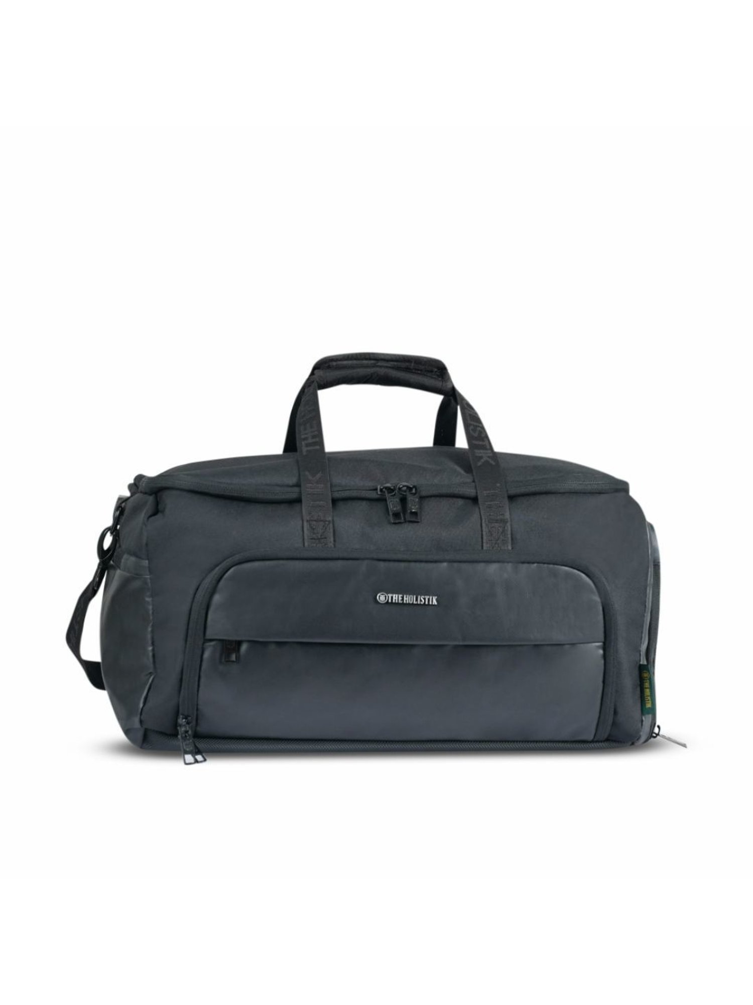 THE HOLISTIK Black Large Wanderer Expandable Duffel Bag