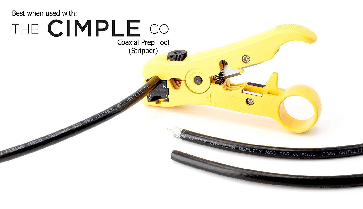 BNC Compression Connector | for RG59 Coaxial Cable - Male, SDI, CCTV | 10 Pack