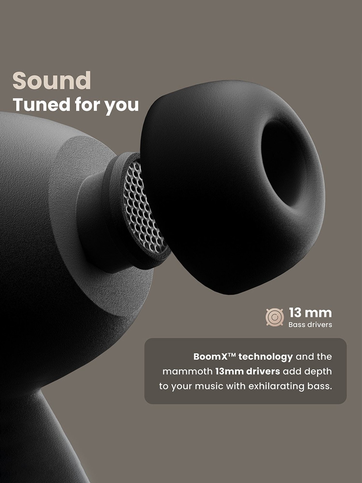 Boult Audio Airbass Z35 TWS Bluetooth 5.3 Earbuds with 32H Playtime (Graphite Black)