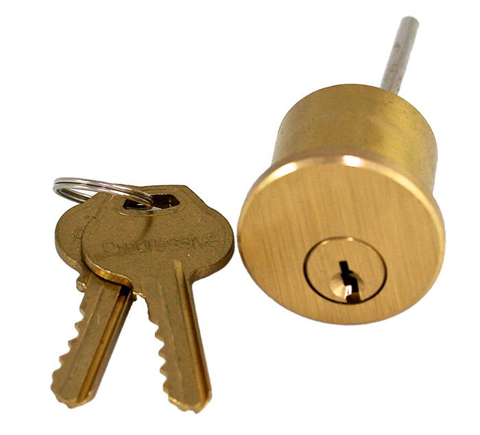 Progressive Hardware, 160FPL, Fox Style Police Lock Replacement Cylinder, Solid Brass