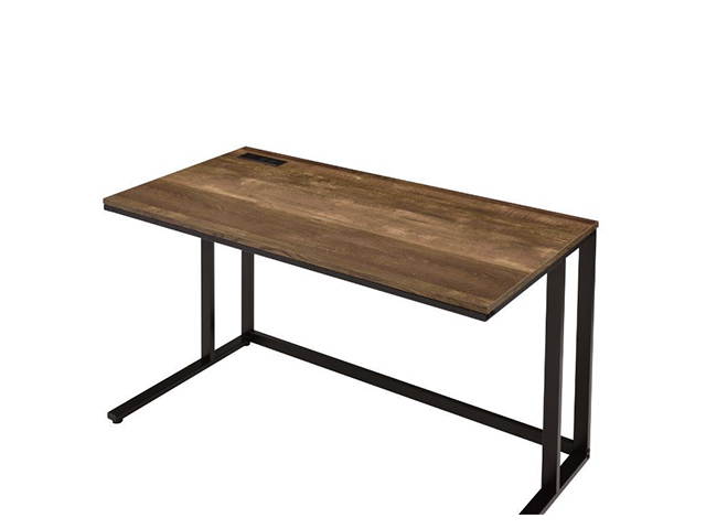 Computer Desk, 47 inch Student Desk Folding, Writing Desk for Home Office, Built-in USB Port Gaming Desk Wood Small Office Table for Teen Working & Crafting, Black,GT125