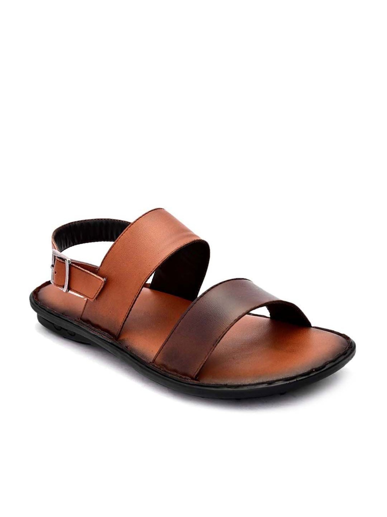 Hydes N Hues Men's Tan Back Strap Sandals