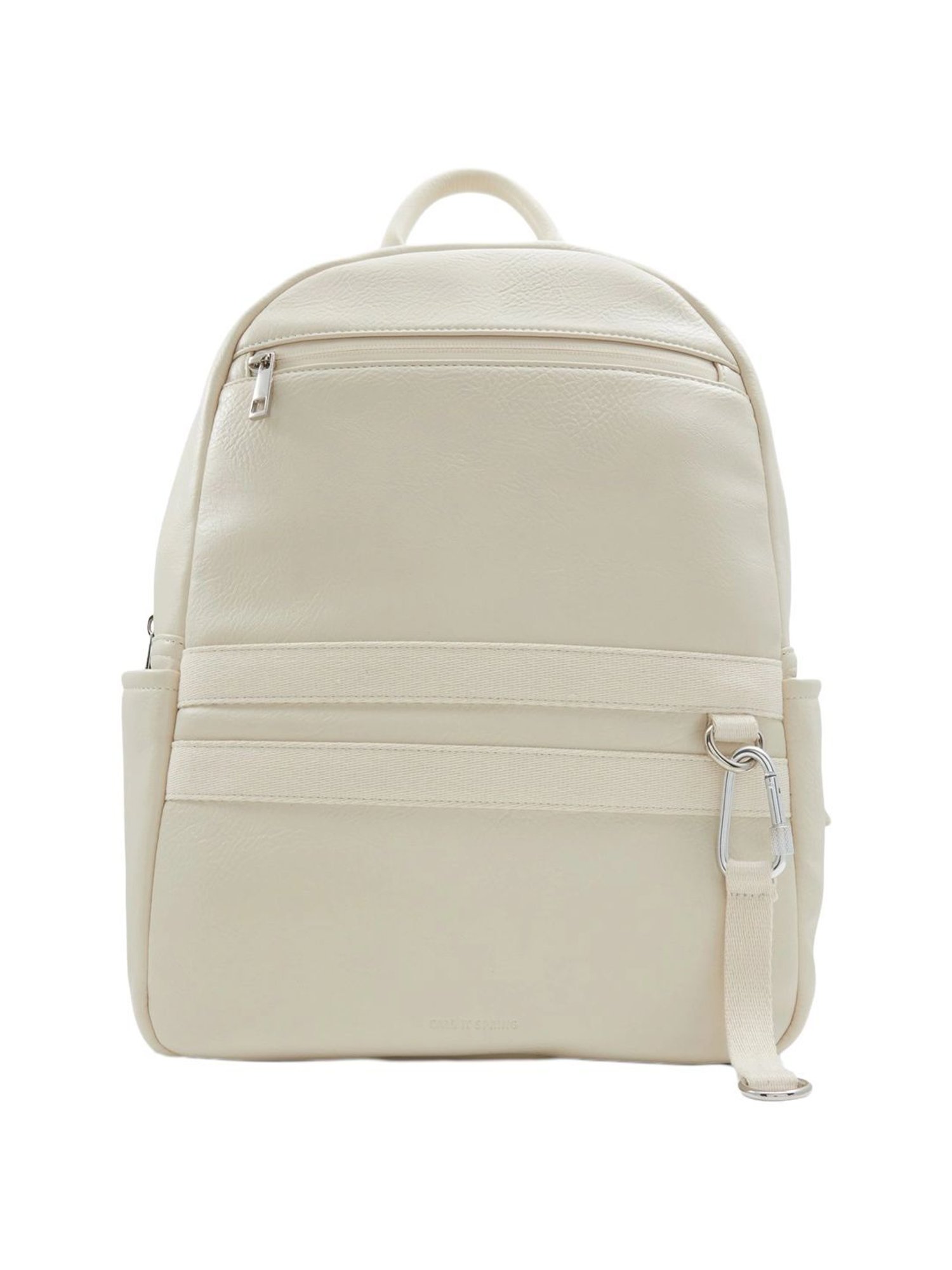 Call It Spring White Synthetic Medium Backpack