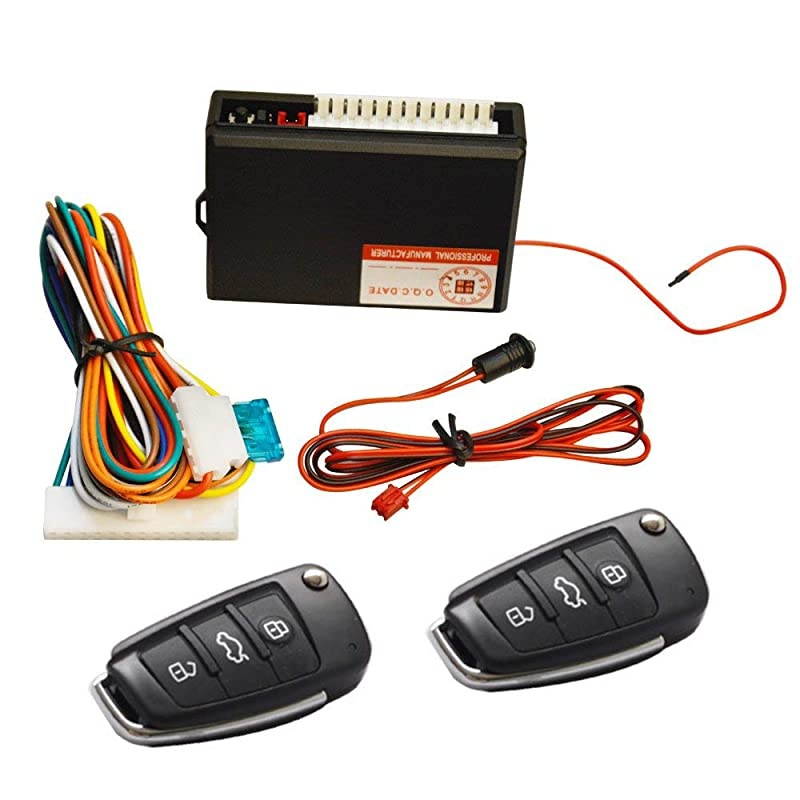 Universal Vehicle Security Door Lock Kit Car Remote Control Central Locking Keyless Entry System