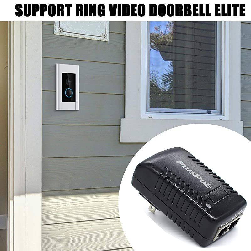 PoE Injector Adapter, IEEE802.3af Compliant Power Over Ethernet Supply for Most Cisco/Polycom/Aastra/Ubiquiti Security IP Camera IP Voip Phones AP and More, 10/100Mbps