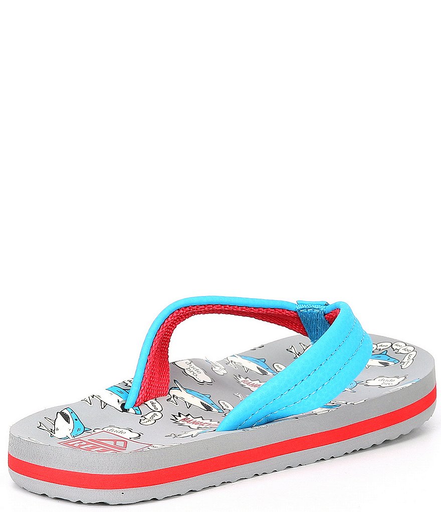 Reef Boys' Ahi Nom Nom Flip Flops (Youth)