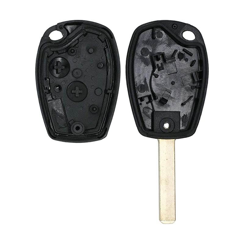 Replacement Key Shell Compatible with RENAULT 2 Button Keyless Entry Remote Key Case Fob PG350A