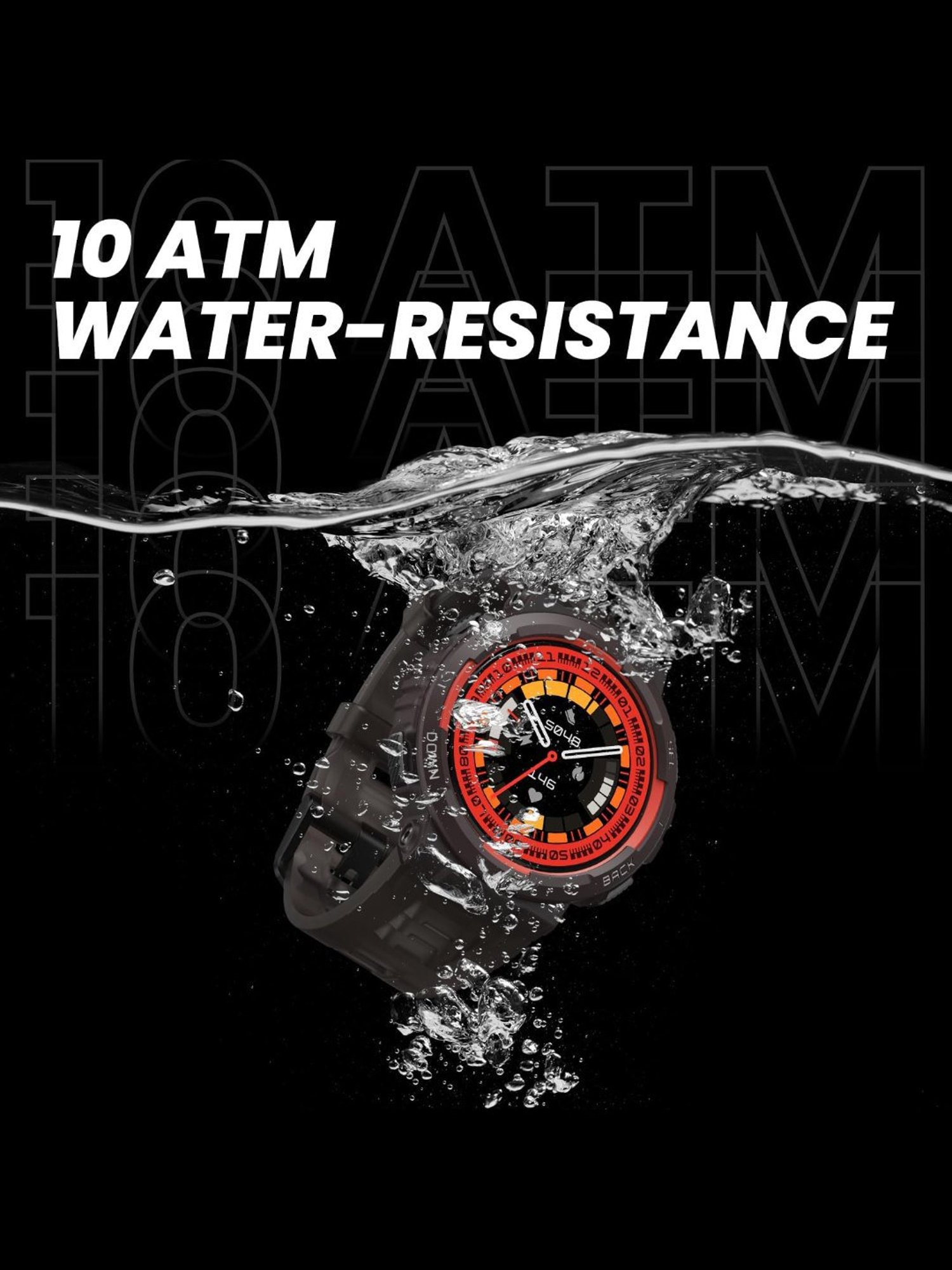 Amazfit Active Edge Smartwatch with Stylish Rugged Sport & Fitness Design, GPS (Lava Black)