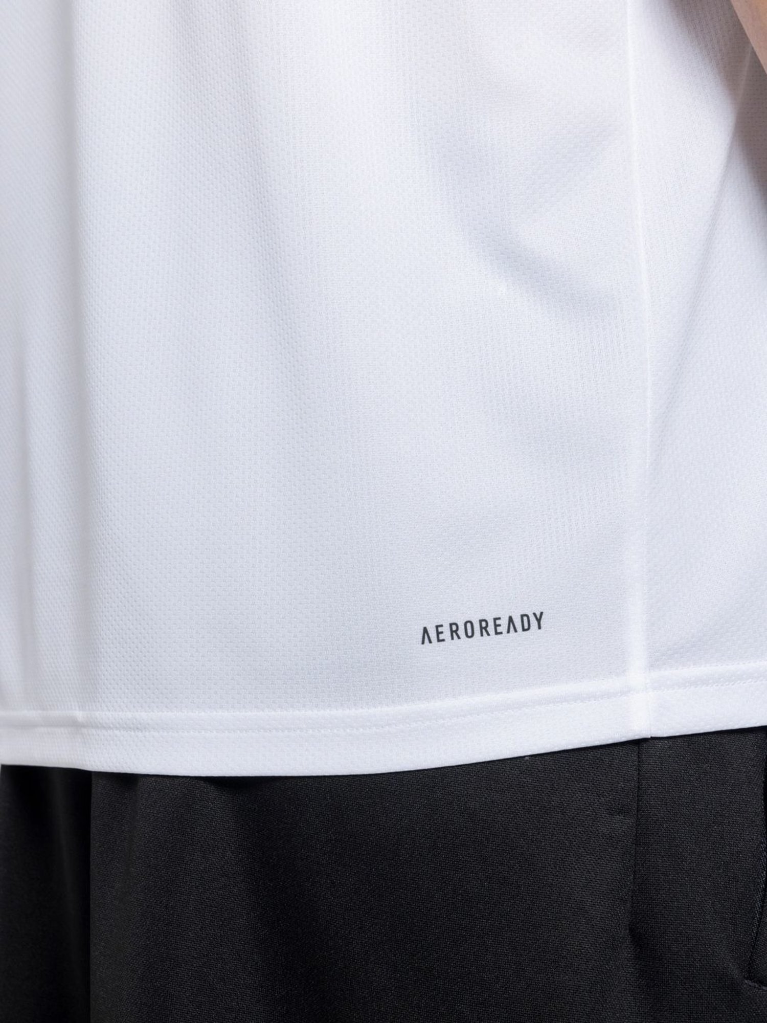 Adidas White Regular Fit T-Shirt