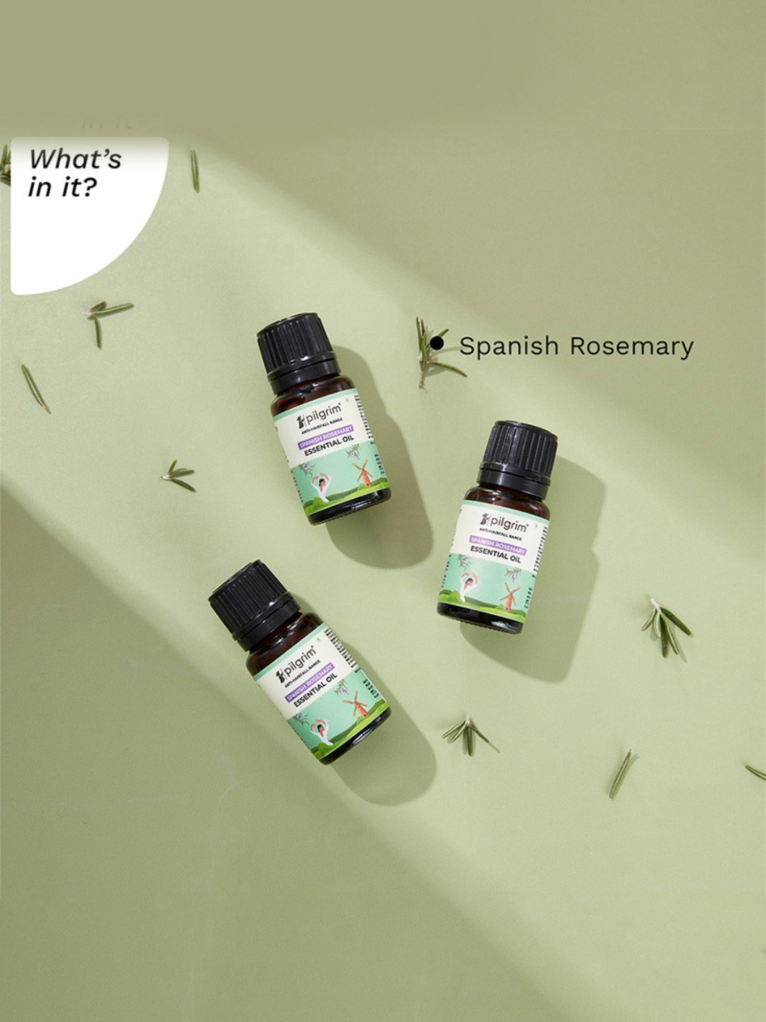 PILGRIM Spanish Rosemary Essential Oil - 10 ml