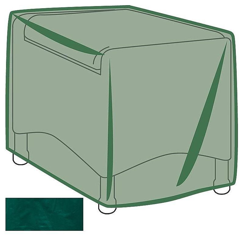 Plow & Hearth - All-Weather Outdoor Furniture Cover for Ottoman