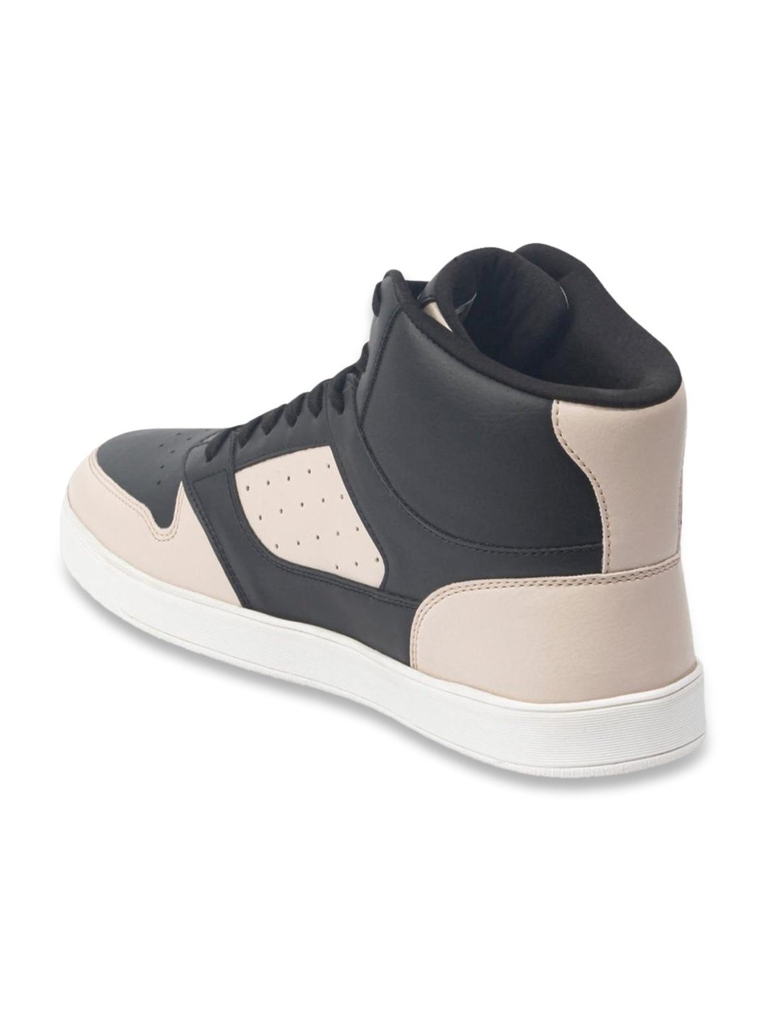 ID Men's Black Ankle High Sneakers