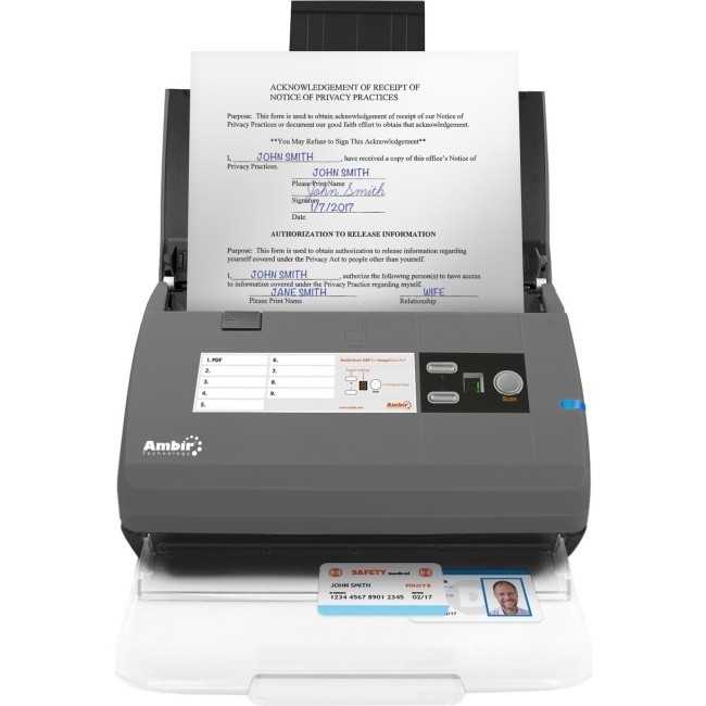 Ambir Imagescan Pro 830Ix - For Athena Users - Document Scanner - Desktop - Usb 2.0