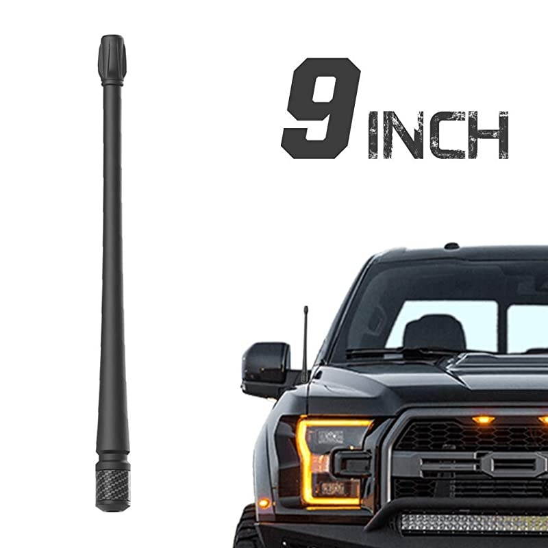Antenna Compatible with Ford F150 20092021 | 9 inches Rubber Antenna Replacement | Designed for Optimized FMAM Reception