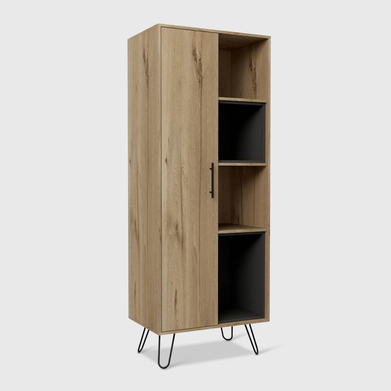 Wood 2 Door Storage Cabinet in White-Pemberly Row