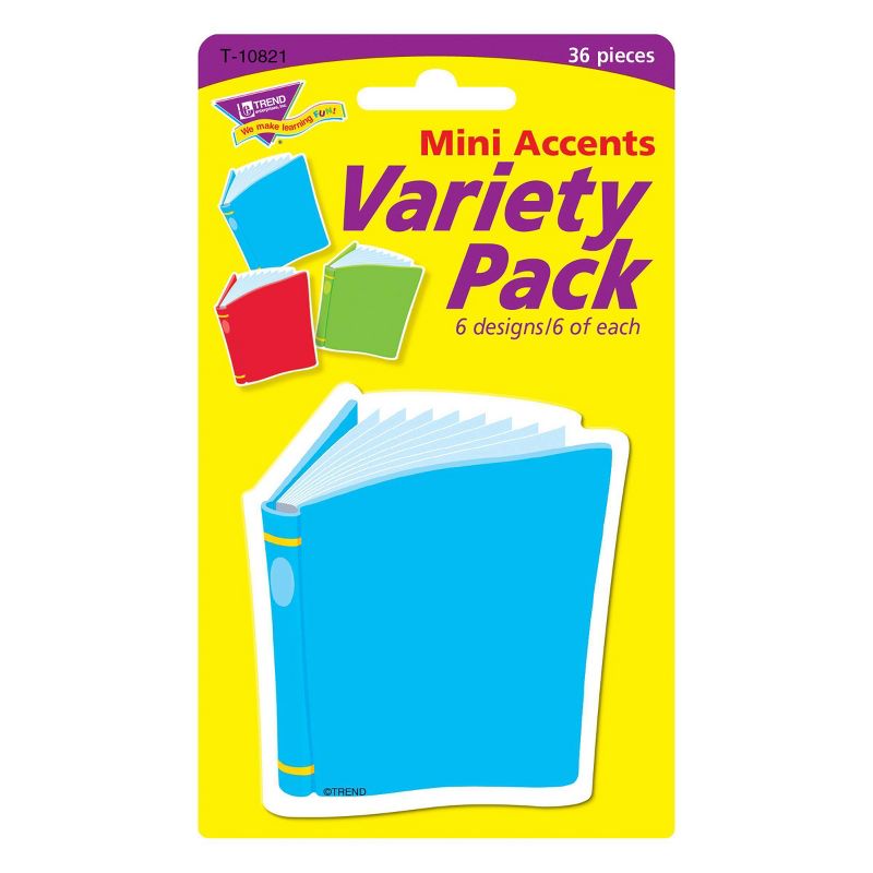 6pk 36 per Pack Bright Books Mini Accents - TREND
